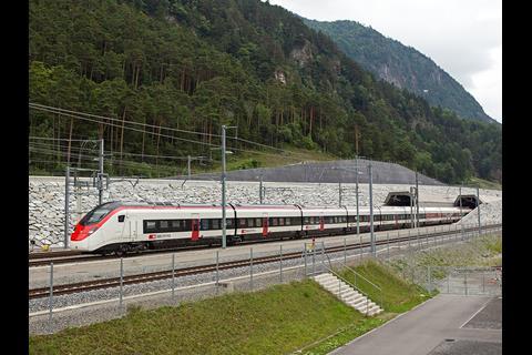 The trainsets were ordered for use on services from Germany to Italy via the Gotthard Base Tunnel (Photo: Stadler).